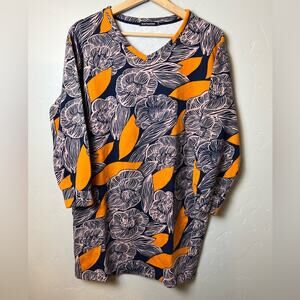 Marimekko Jasmike Amur French Terry Tunic Top XS